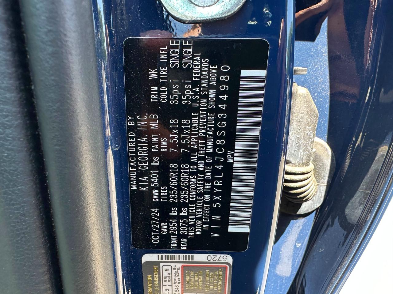 2025 KIA SORENTO