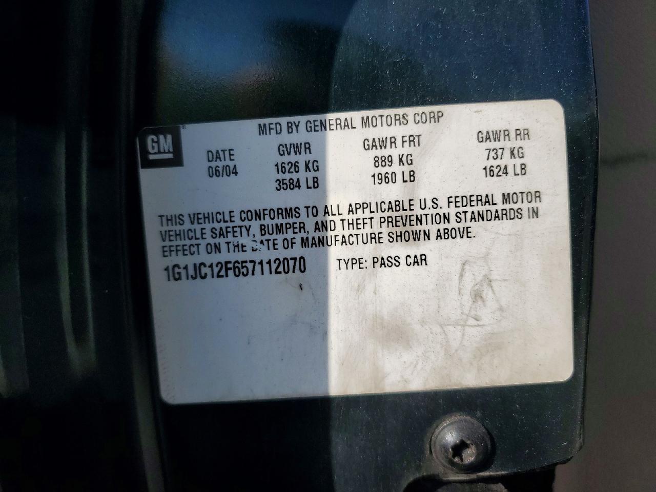 2005 CHEVROLET CAVALIER