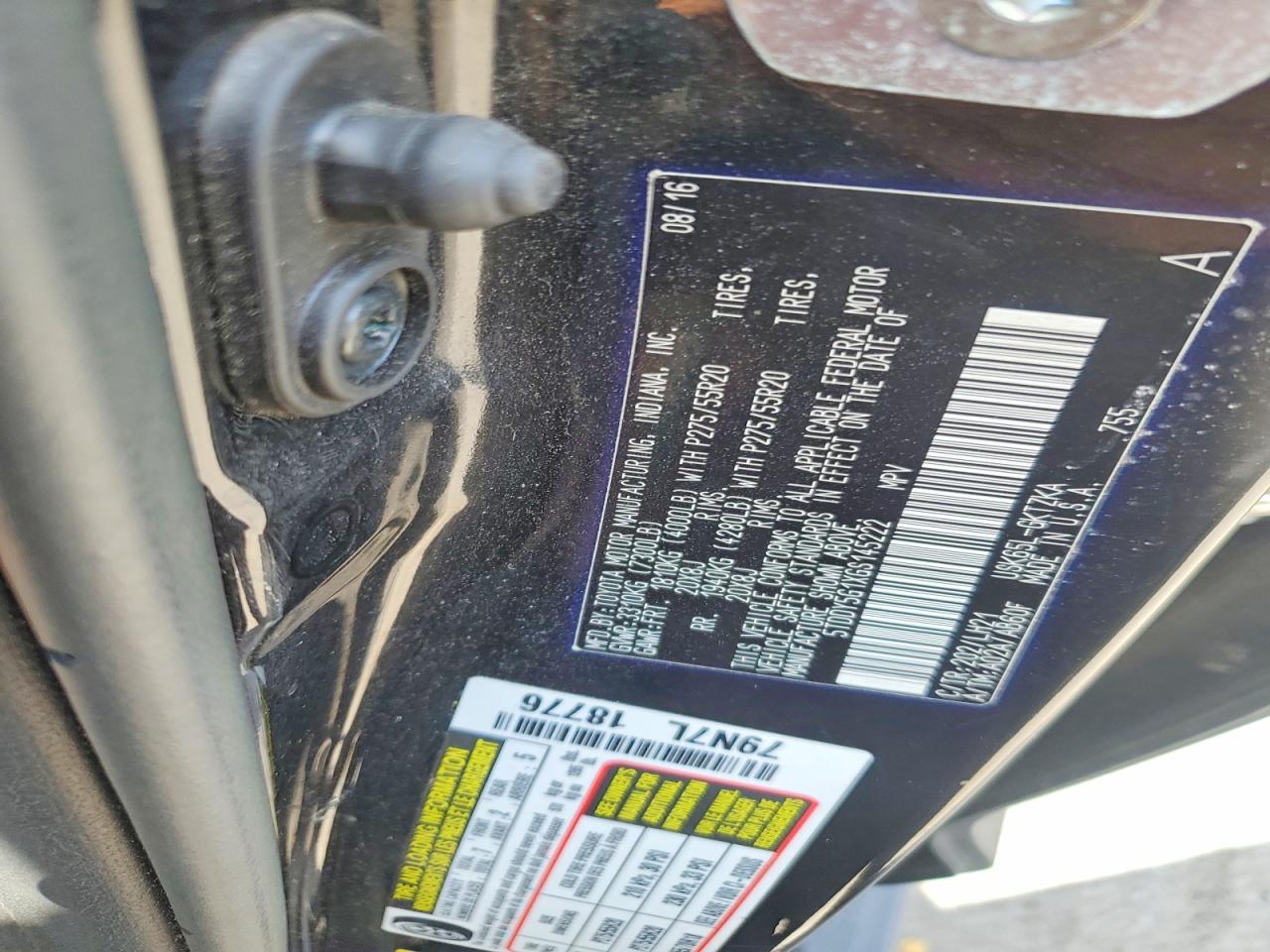 2016 TOYOTA SEQUOIA