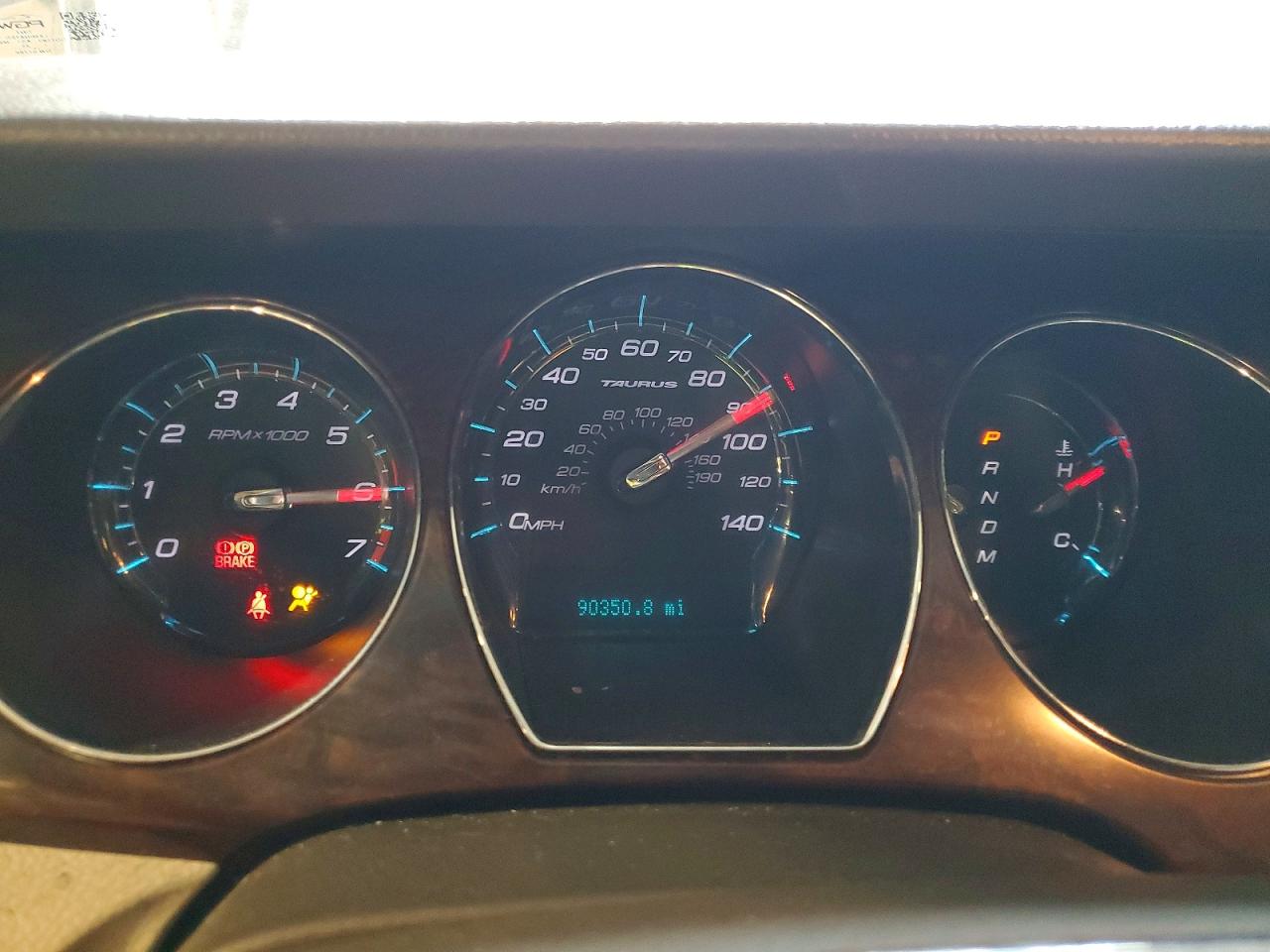 2012 FORD TAURUS