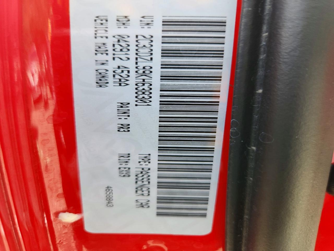2019 DODGE CHALLENGER