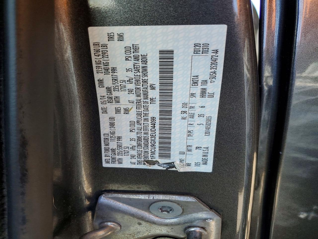 2014 FORD ESCAPE