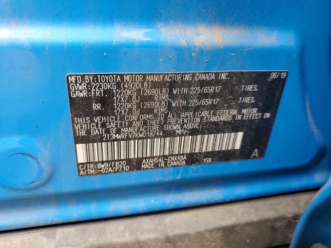 2019 TOYOTA RAV4