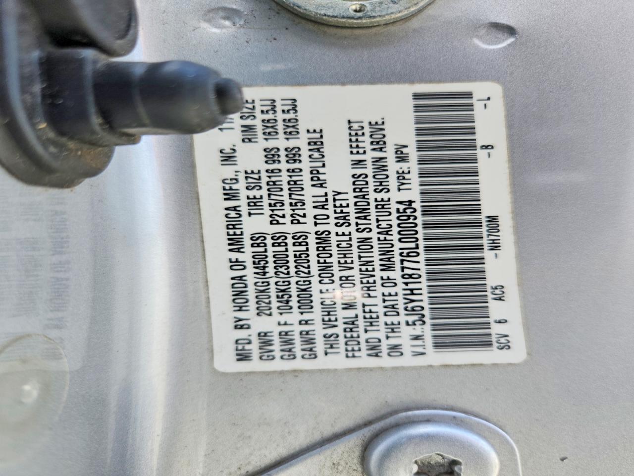 2006 HONDA ELEMENT