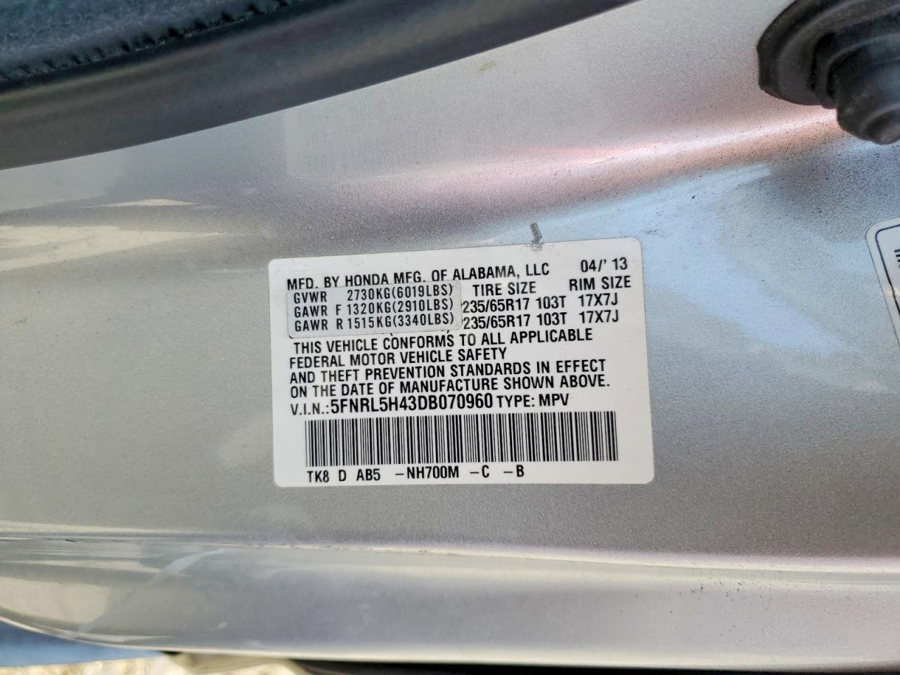 2013 HONDA All Models