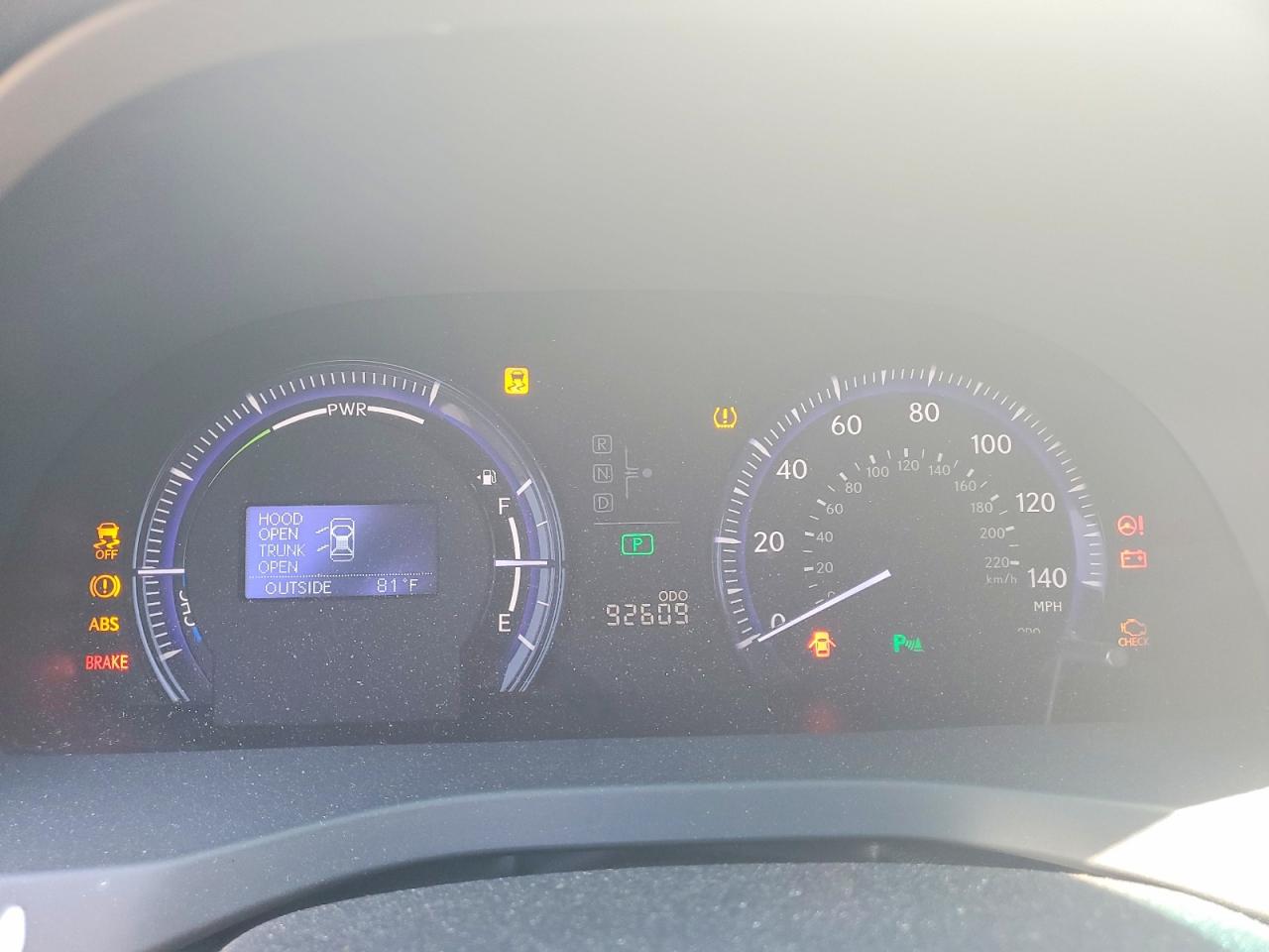 2012 LEXUS HS