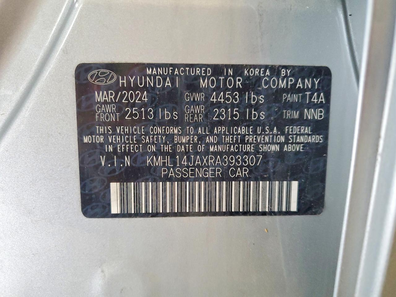 2024 HYUNDAI SONATA