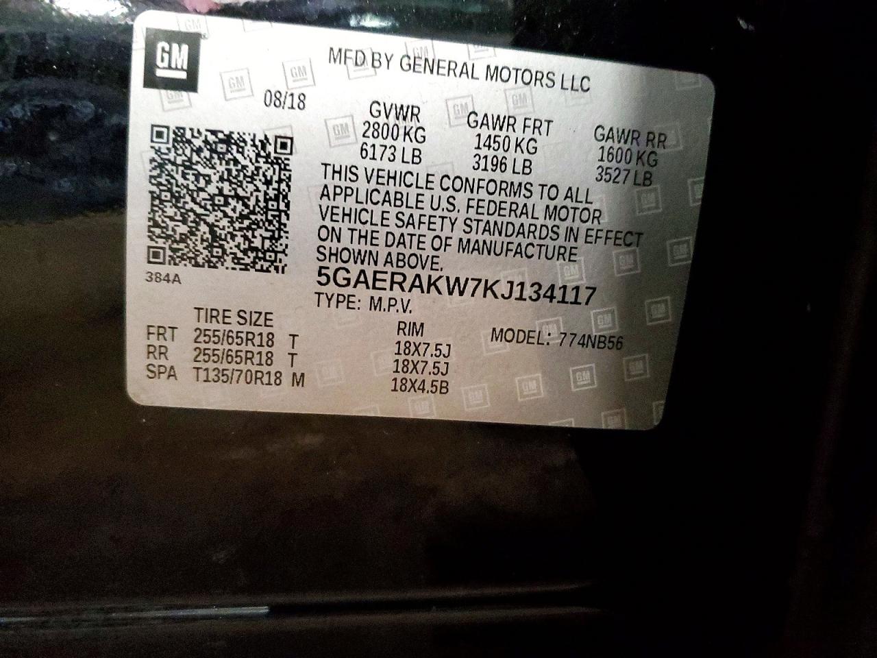 2019 BUICK ENCLAVE