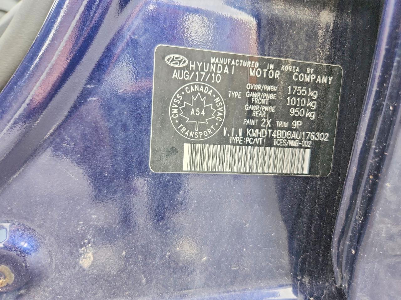 2010 HYUNDAI ELANTRA