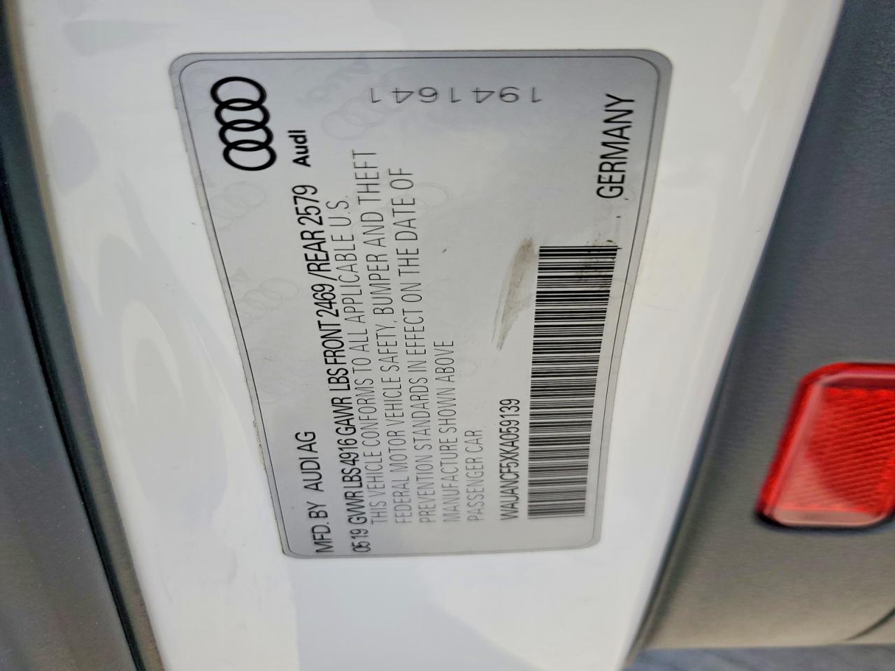 2019 AUDI A5