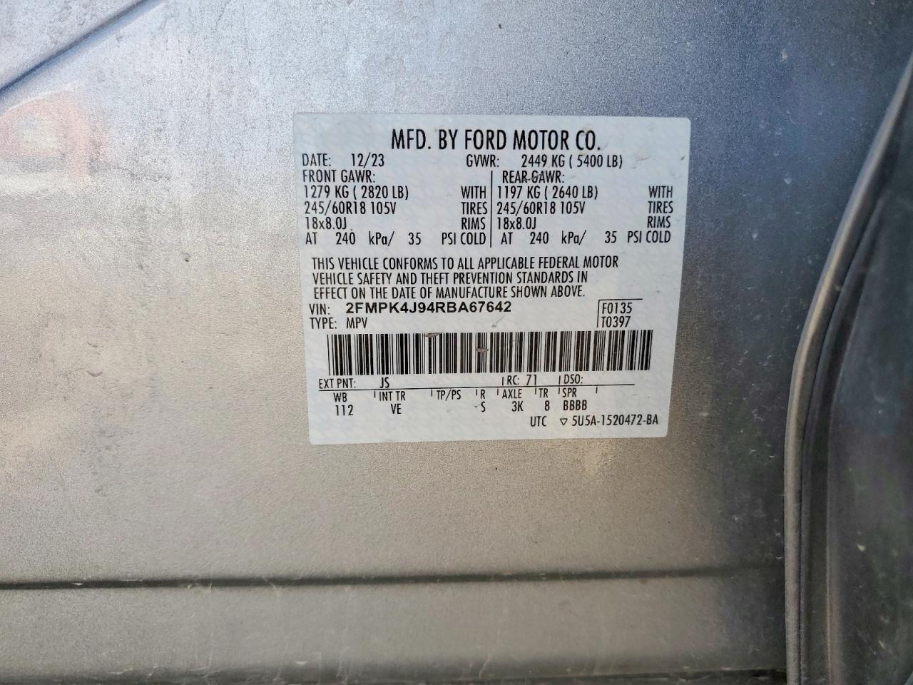 2024 FORD EDGE