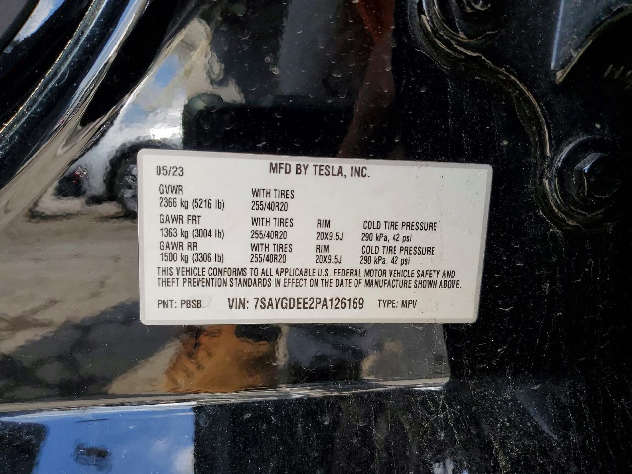 2023 TESLA MODEL Y