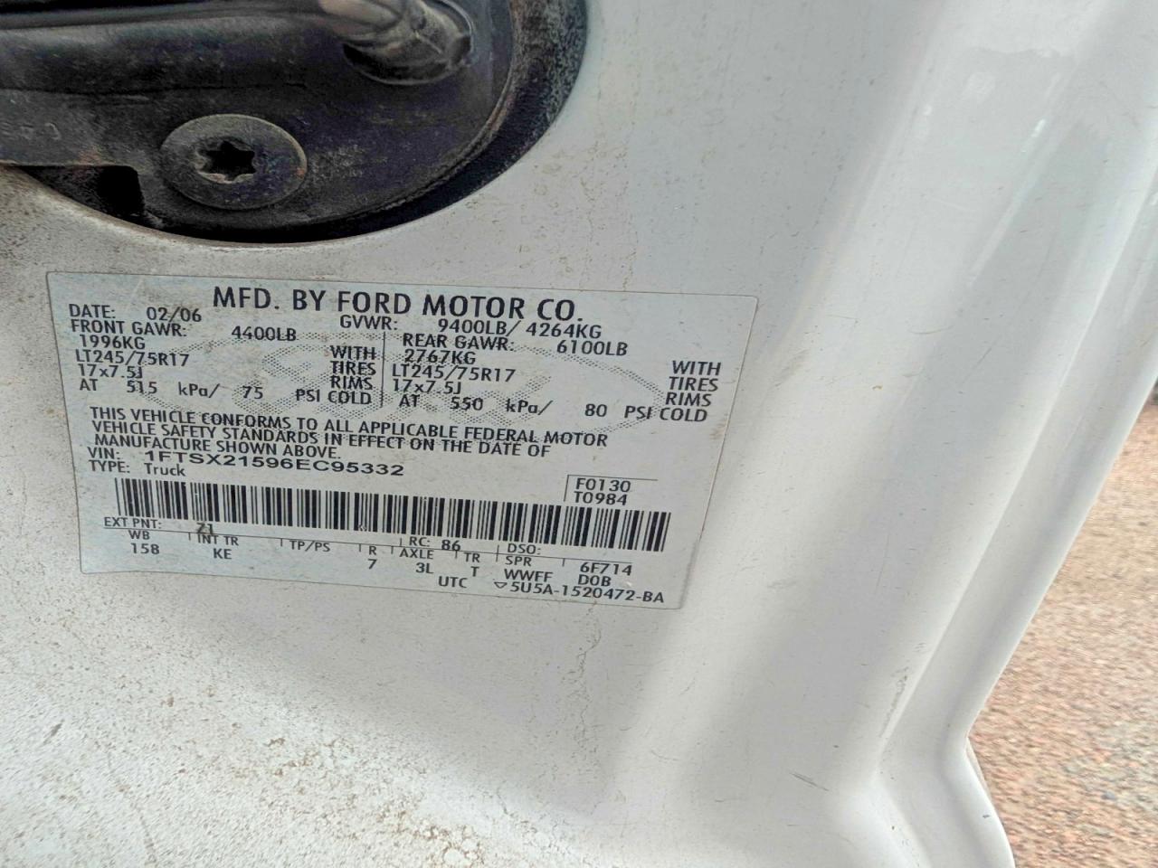 2006 FORD F250