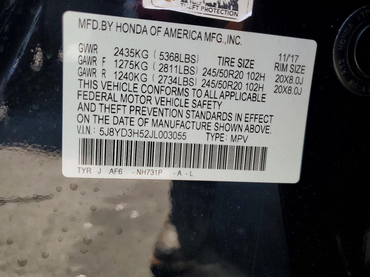 2018 ACURA MDX