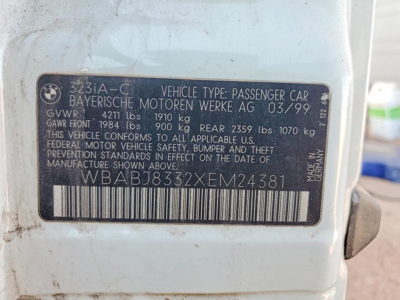 1999 BMW 3 SERIES