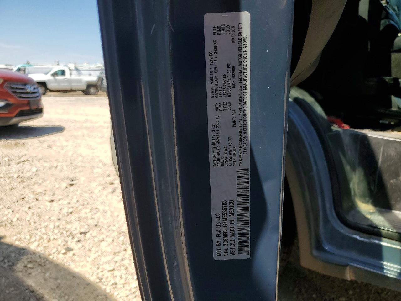2021 RAM PROMASTER