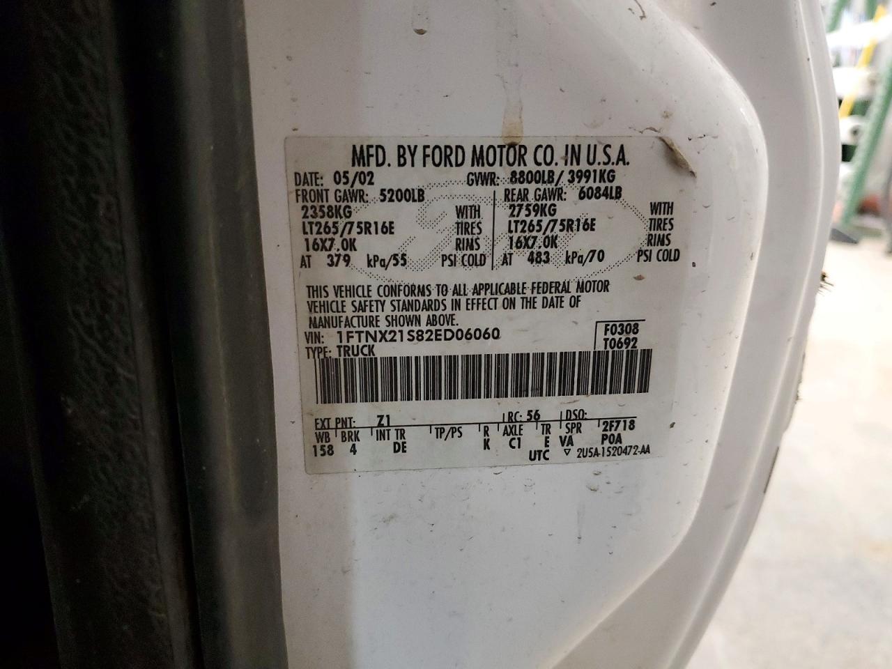 2002 FORD F250