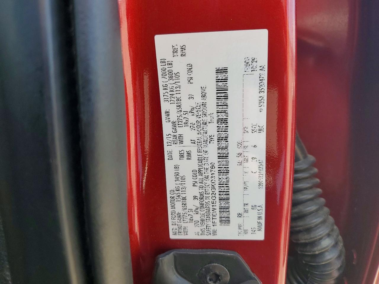 2016 FORD F150