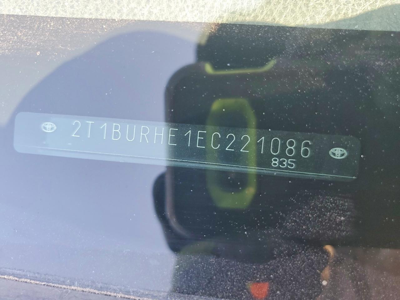 2014 TOYOTA COROLLA