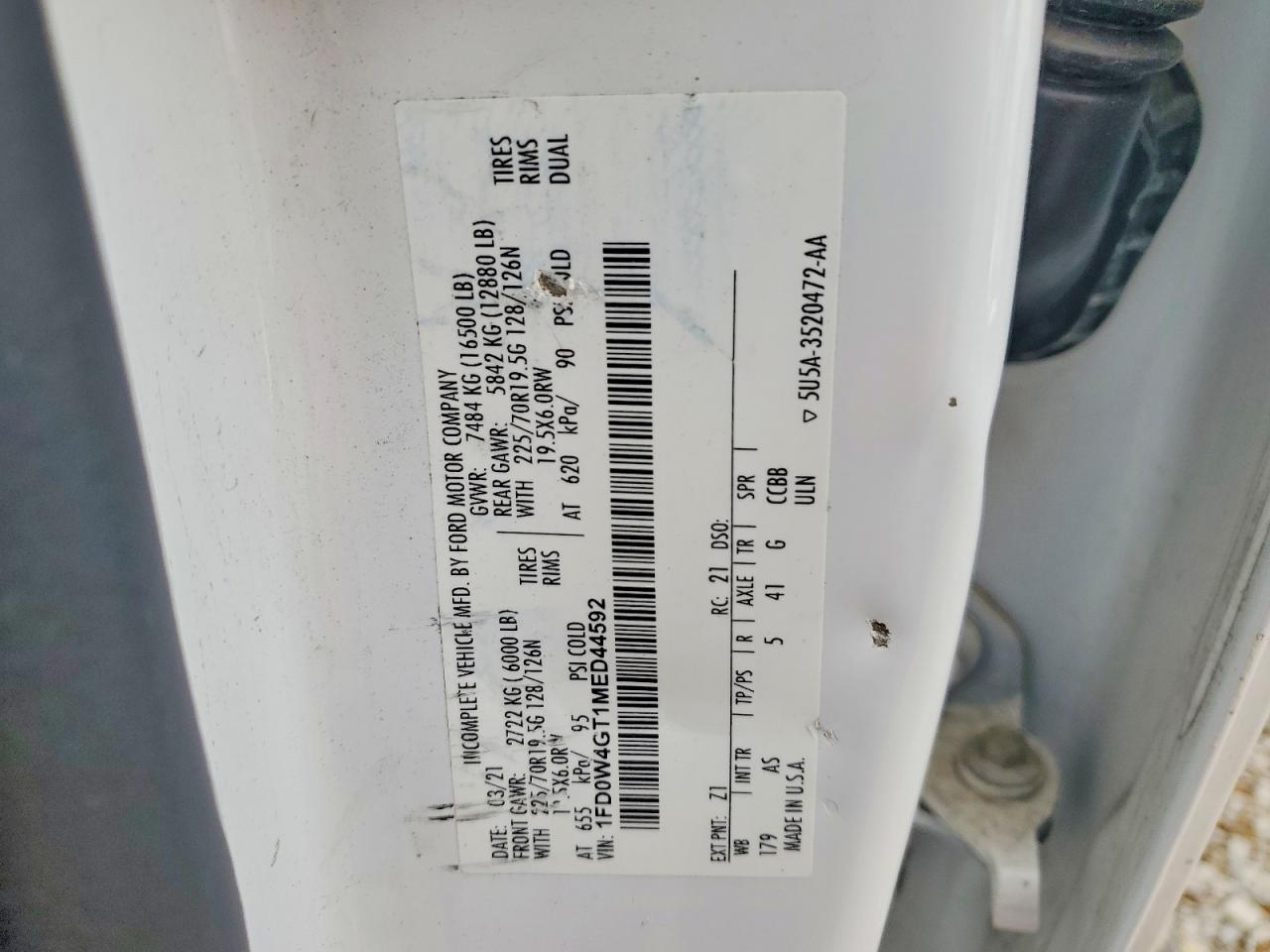 2021 FORD F450