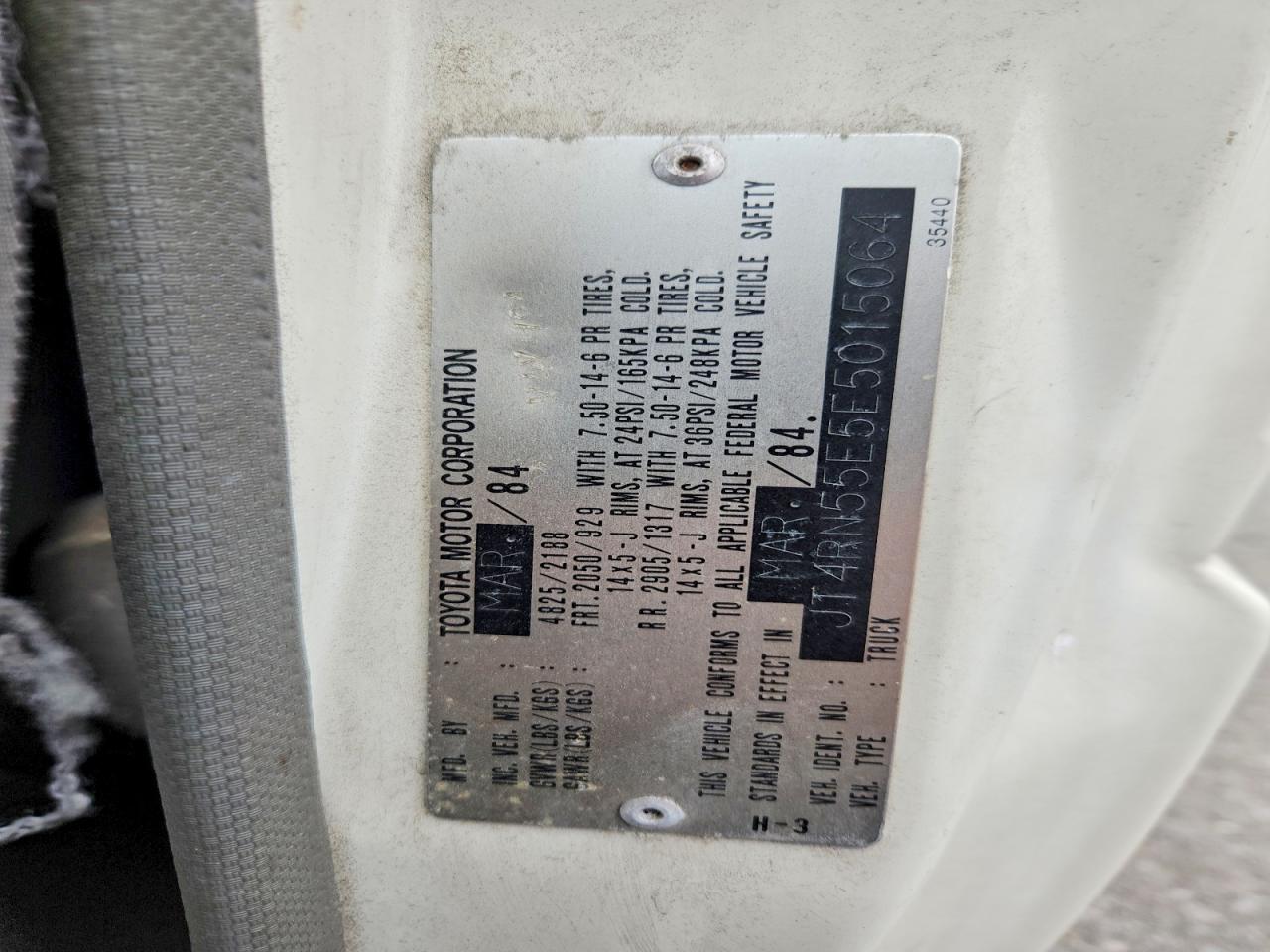1984 TOYOTA ALL OTHER