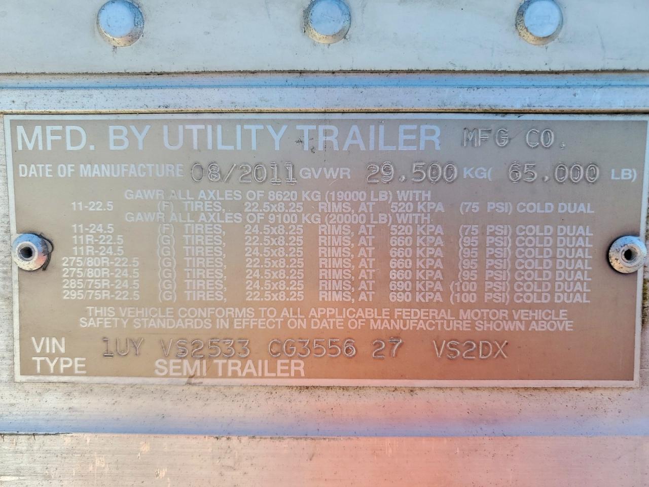 2012 UTILITY ALL Models