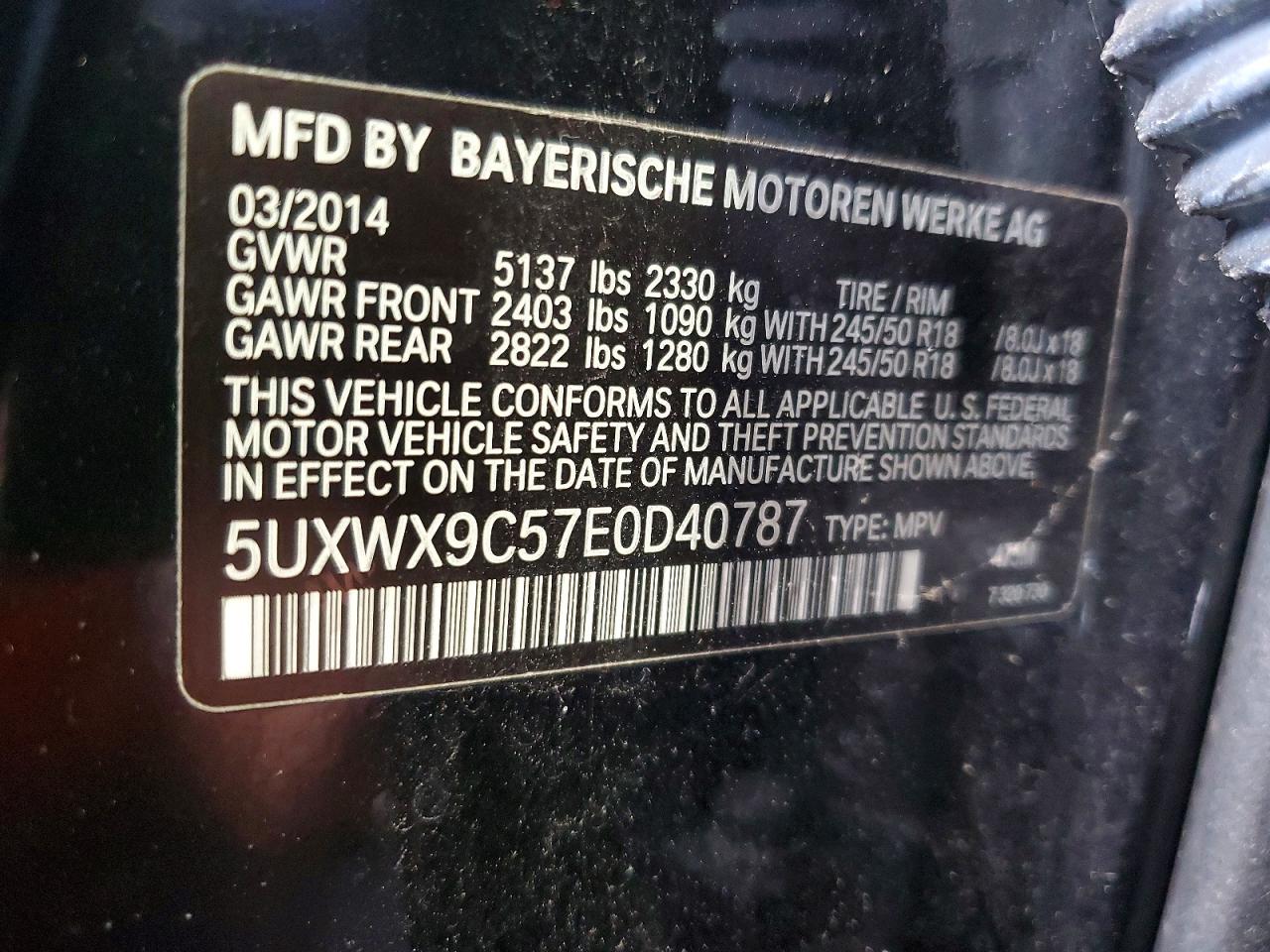 2014 BMW X3