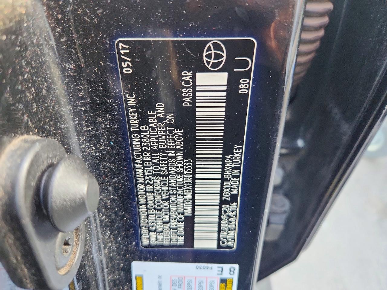 2018 TOYOTA C-HR