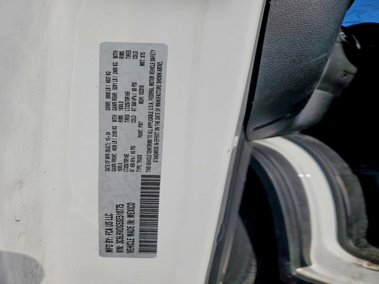 2025 RAM PROMASTER