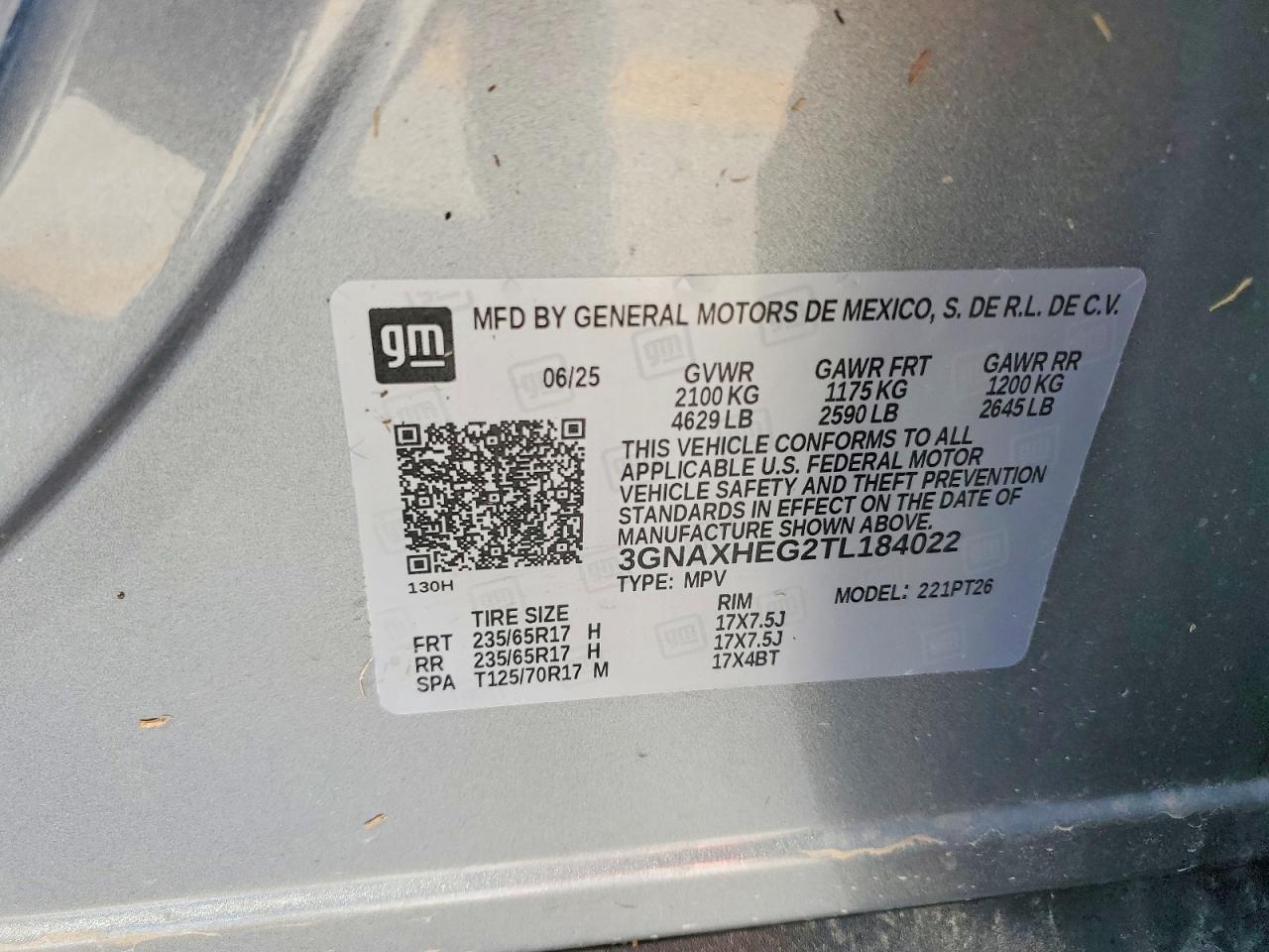 2026 CHEVROLET EQUINOX