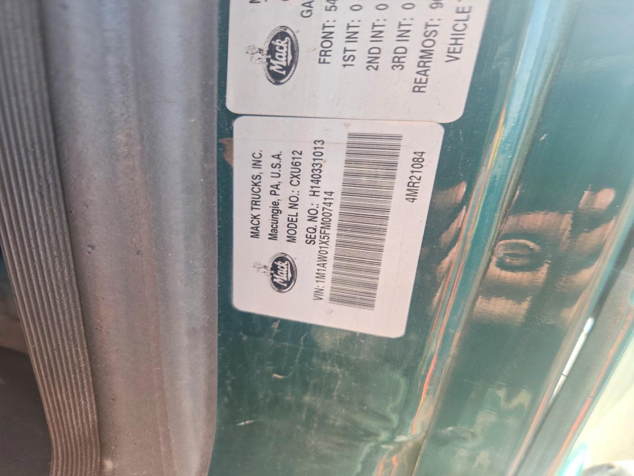 2015 MACK ALL OTHER