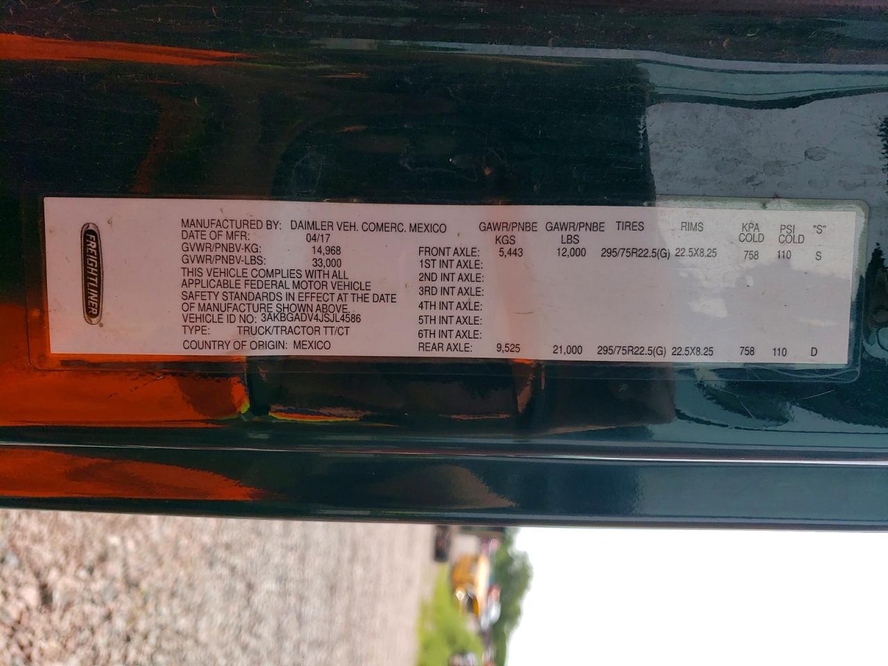 2018 FREIGHTLINER ALL OTHER