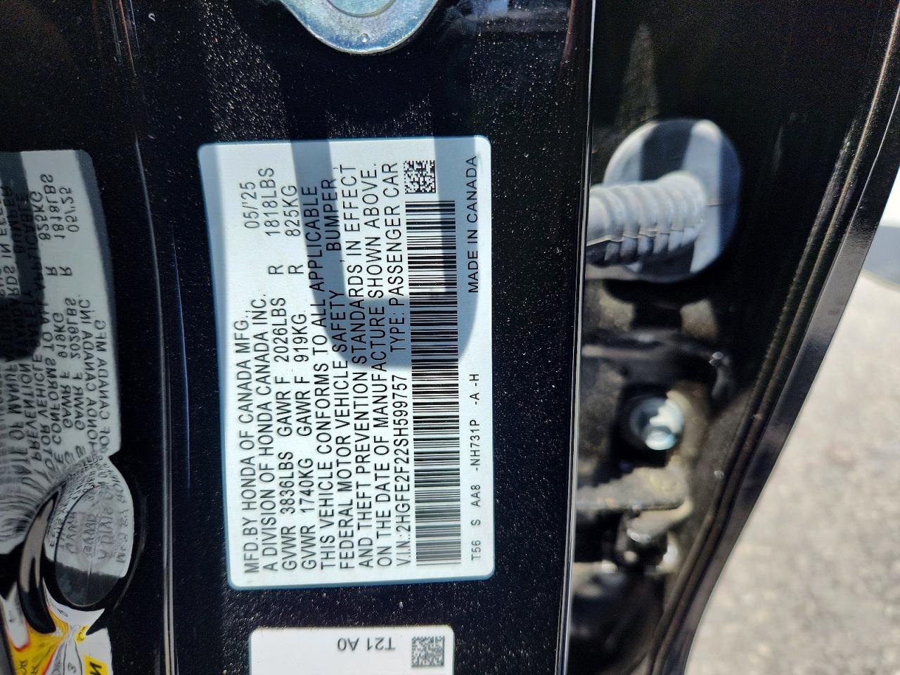 2025 HONDA CIVIC
