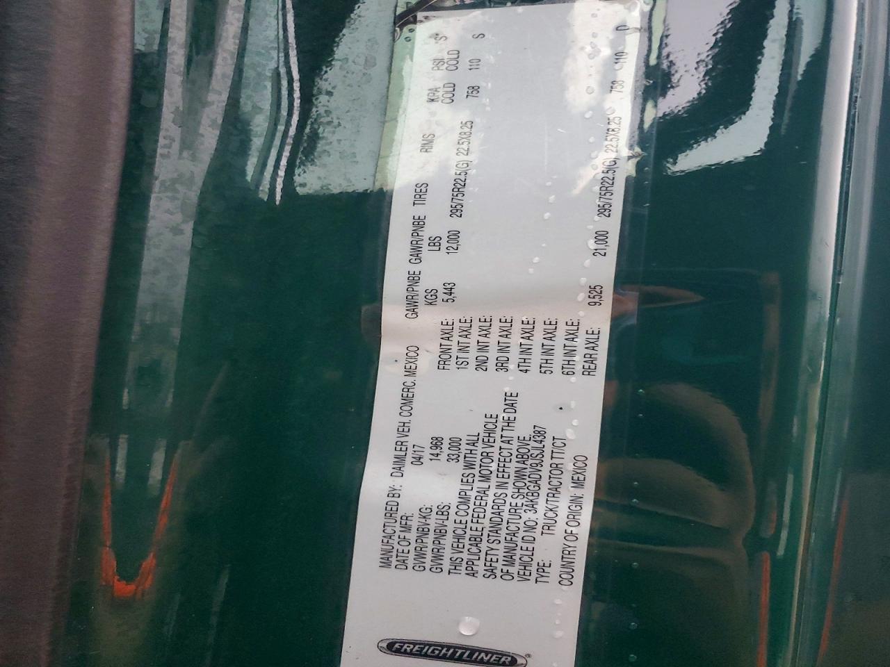 2018 FREIGHTLINER ALL OTHER