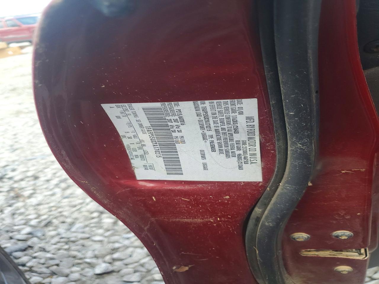 2000 FORD TAURUS