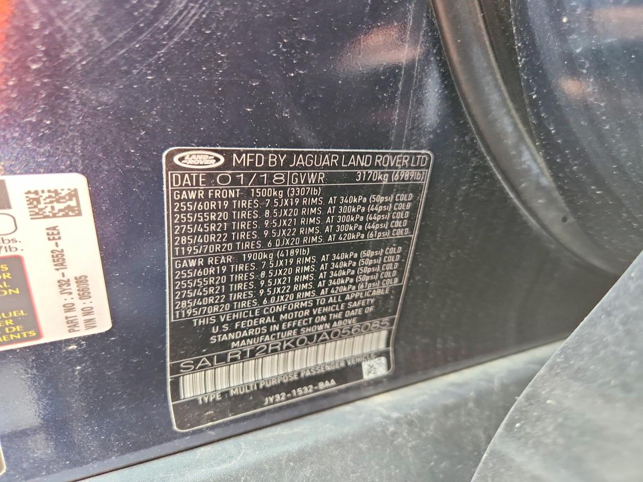 2018 LAND ROVER DISCOVERY