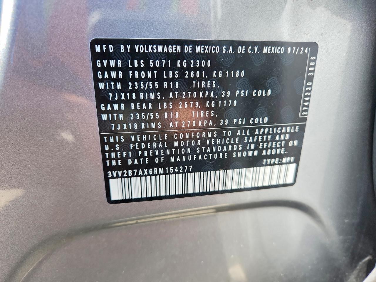 2024 VOLKSWAGEN TIGUAN