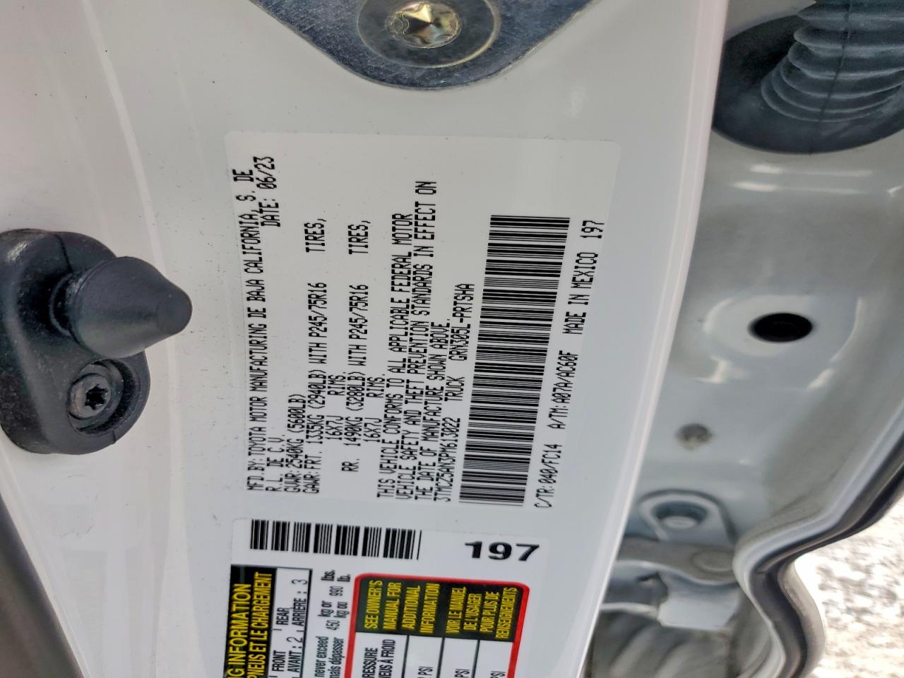 2023 TOYOTA TACOMA