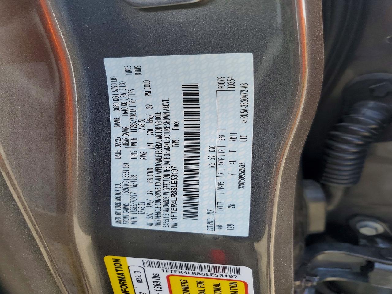 2025 FORD RANGER