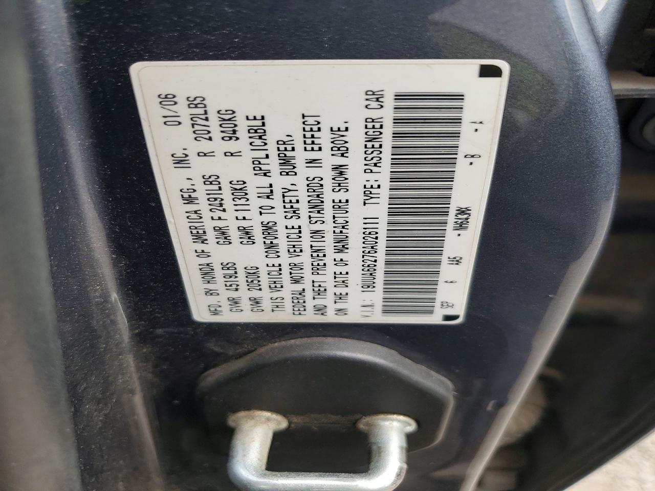 2006 ACURA TL