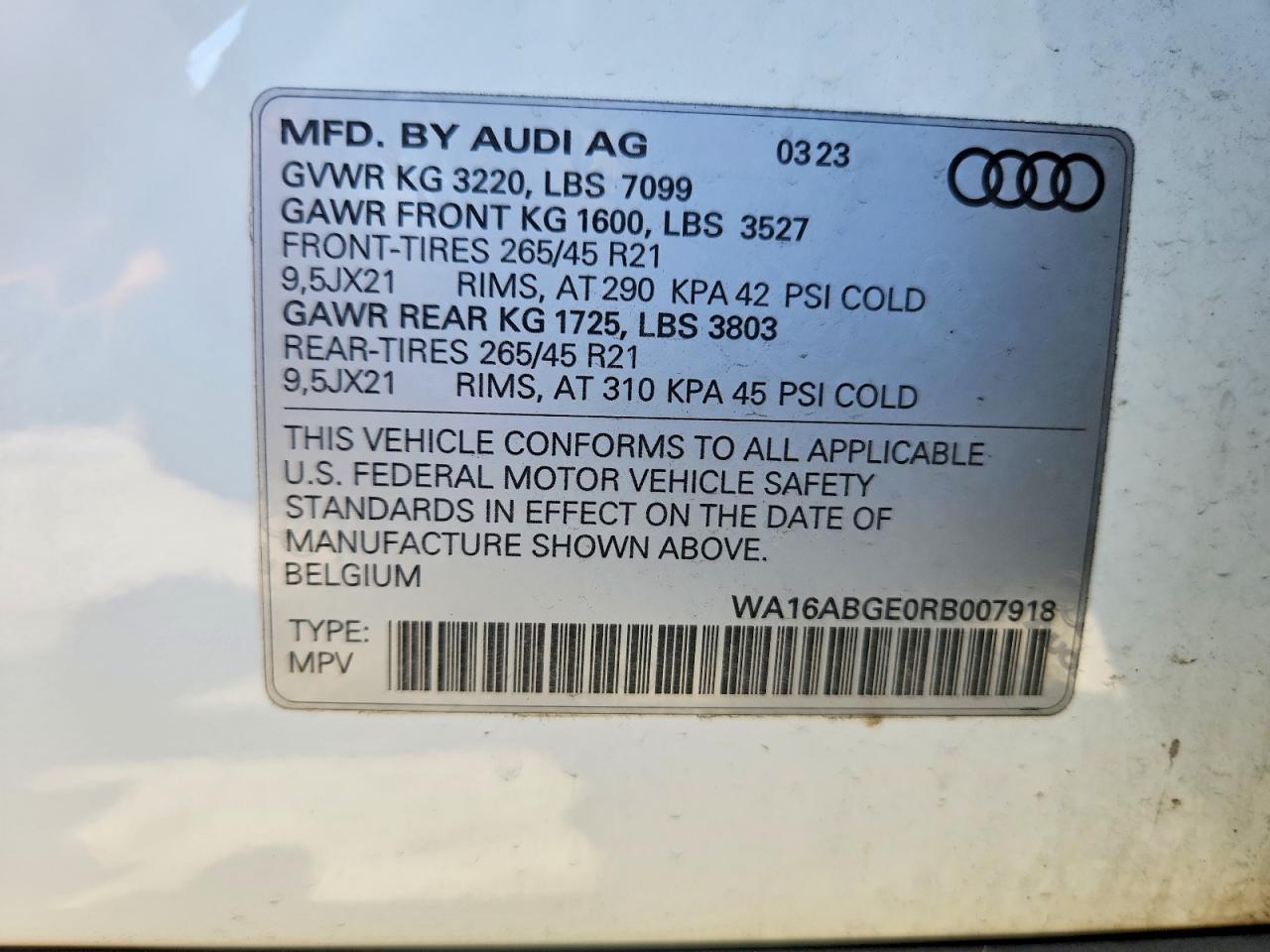 2024 AUDI ALL OTHER