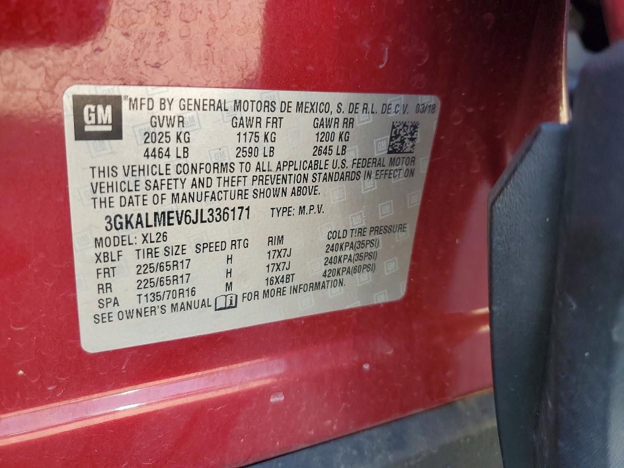 2018 GMC TERRAIN