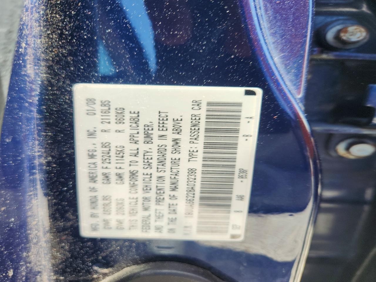 2008 ACURA TL