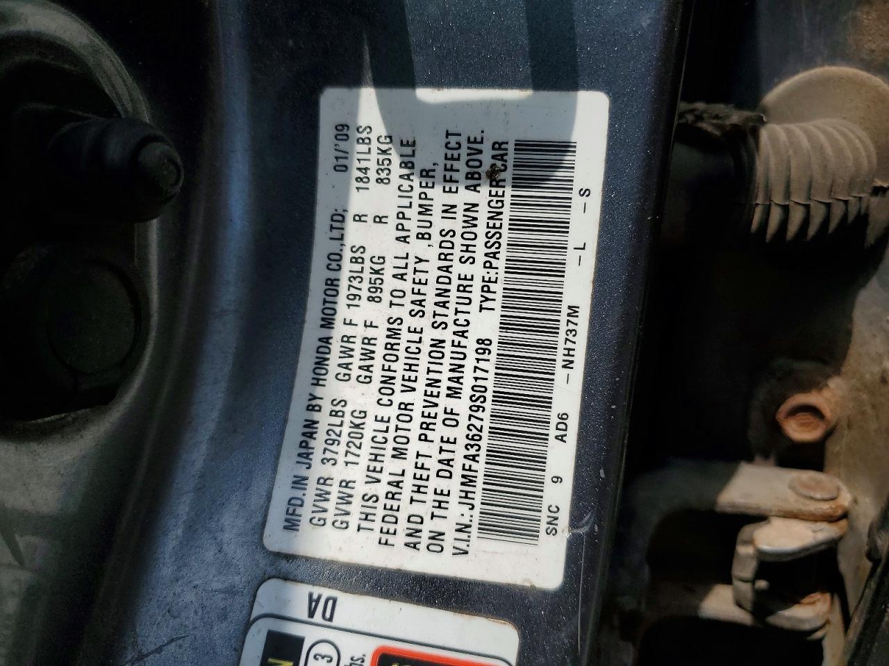 2009 HONDA CIVIC