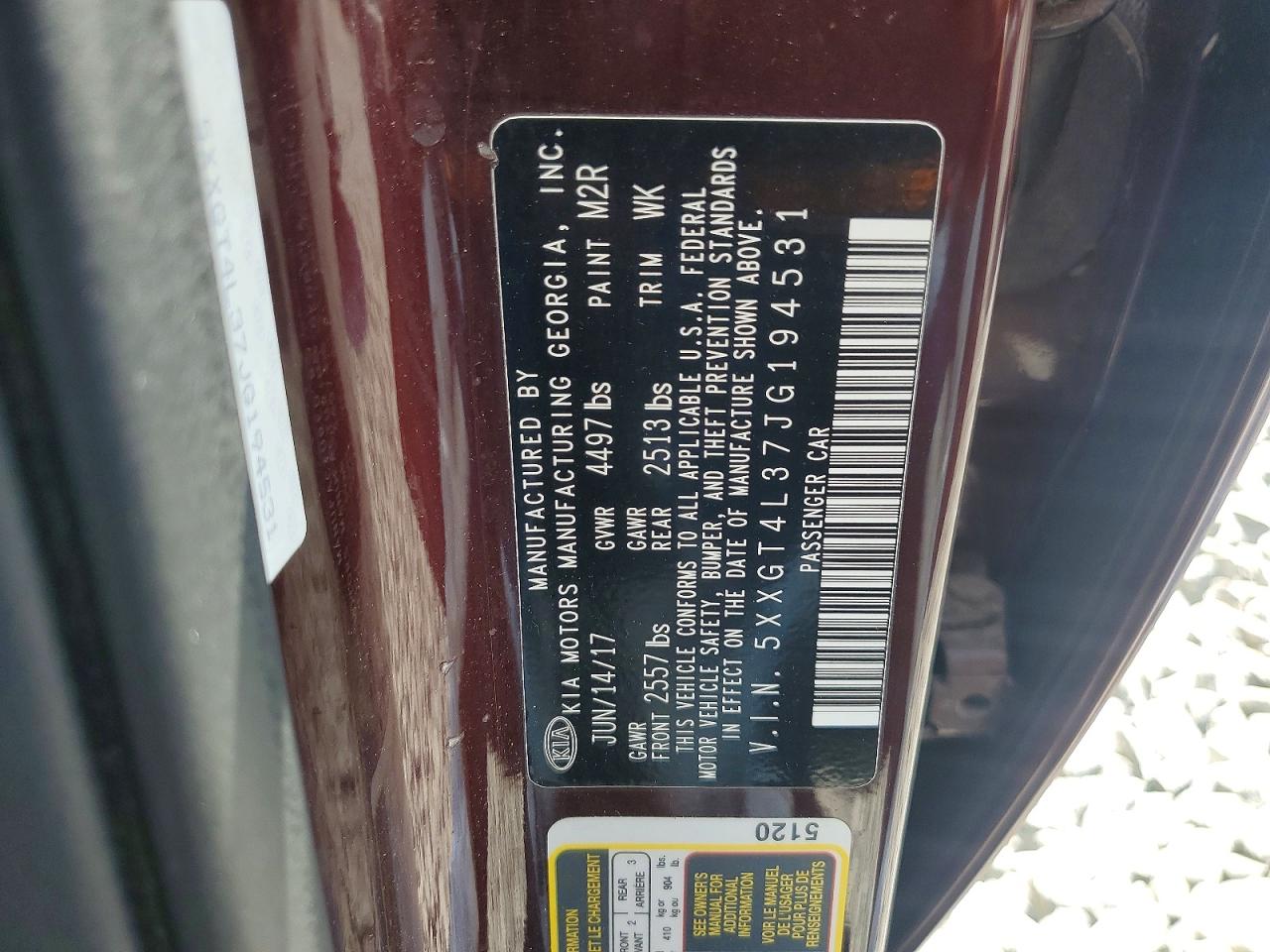 2018 KIA OPTIMA