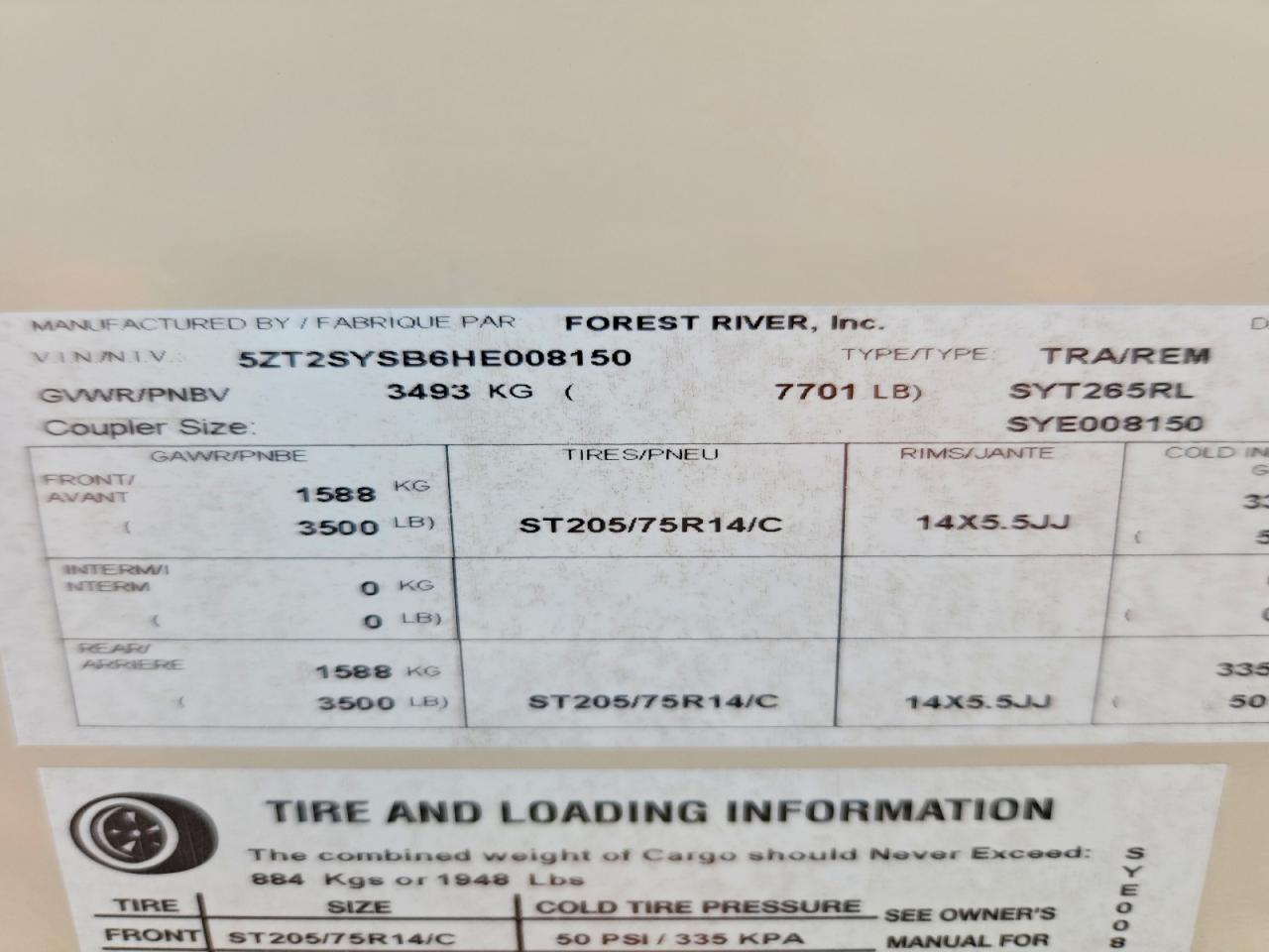 2017 FORESRIVER FLYTE