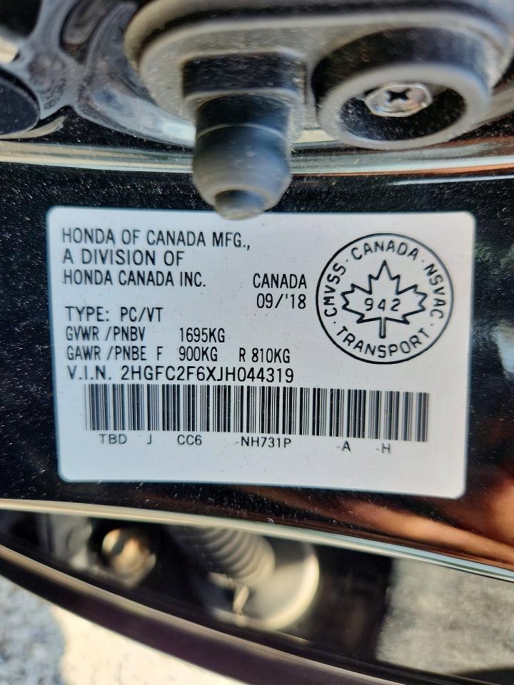2018 HONDA CIVIC