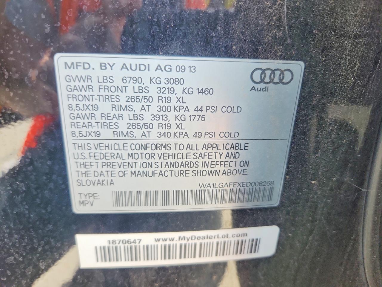 2014 AUDI Q7