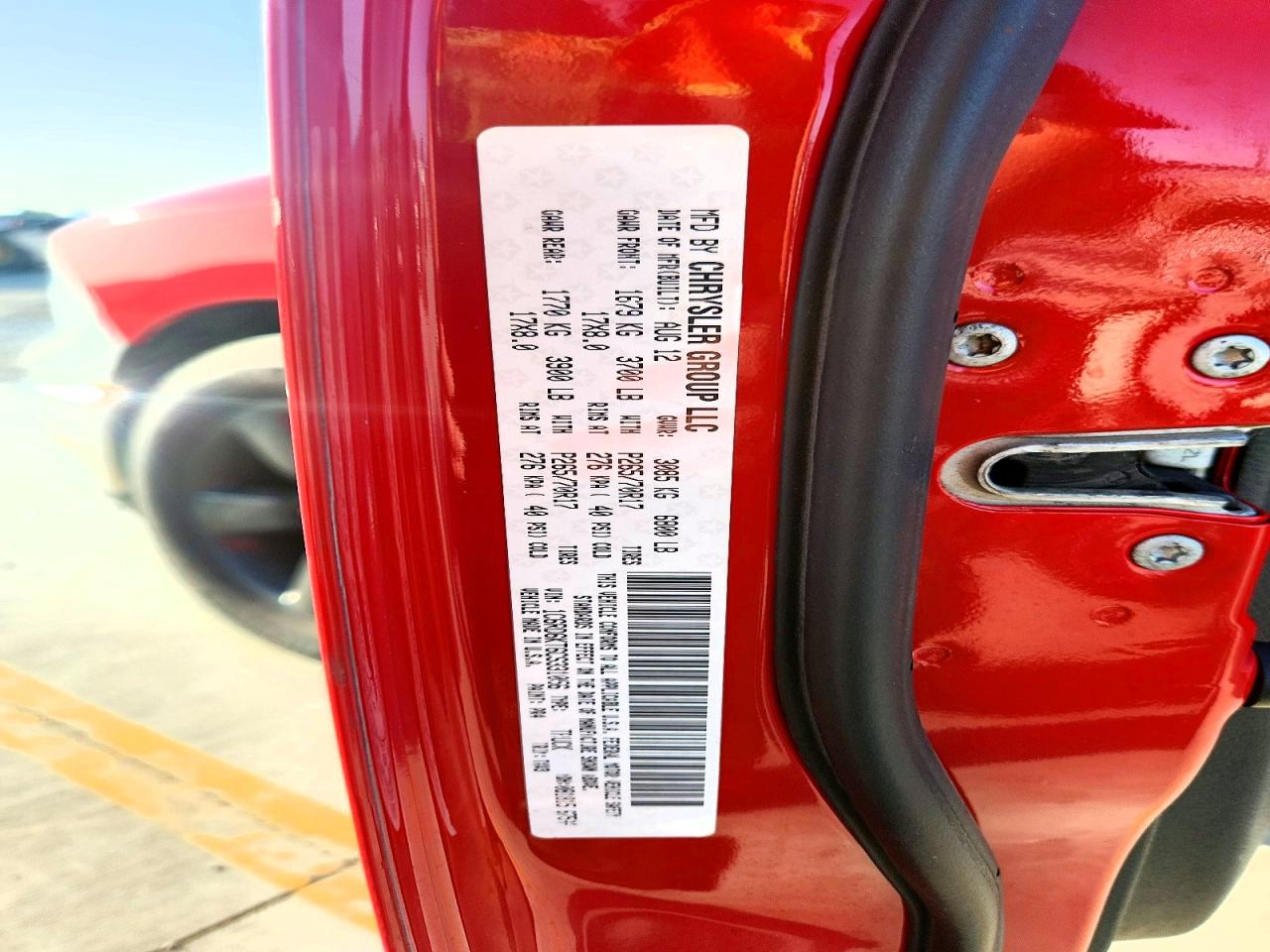 2012 DODGE RAM 1500