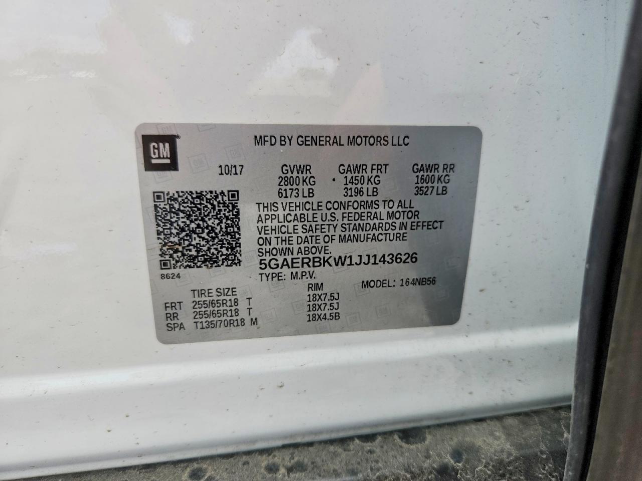 2018 BUICK ENCLAVE